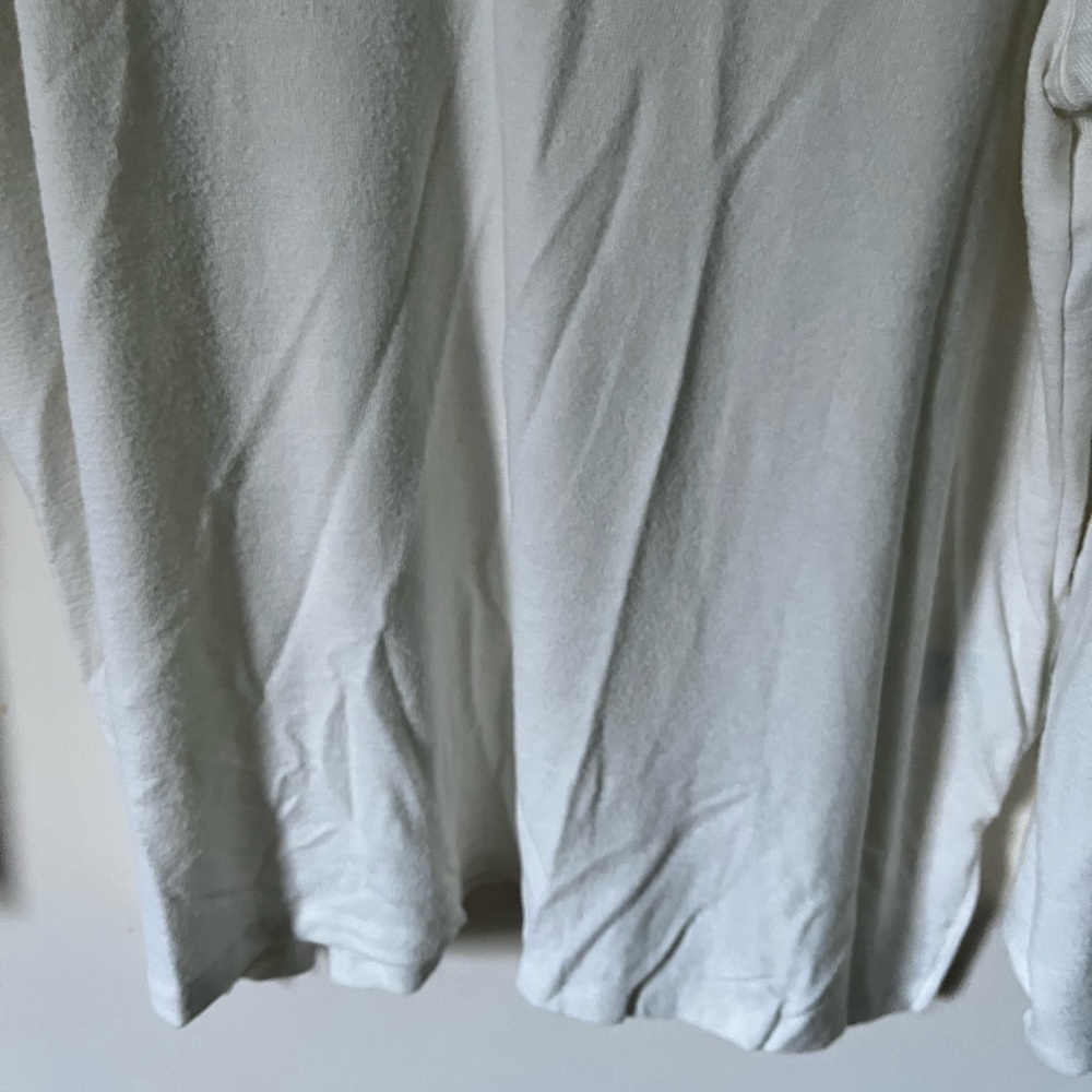 Gap new cream light weight long sleeve shirt xxl womens - Picture 6 of 6